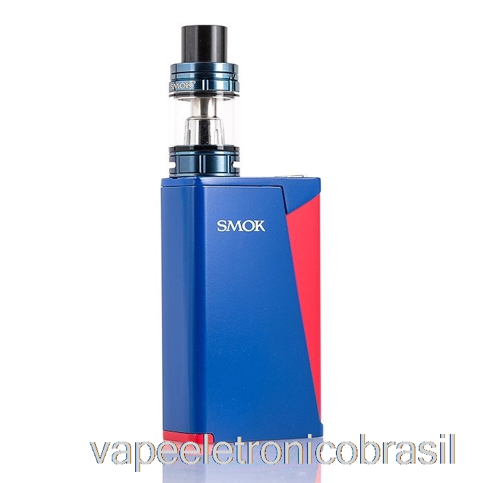Vape Recarregável Smok H-priv Pro 220w Tc Starter Kit Azul / Vermelho
